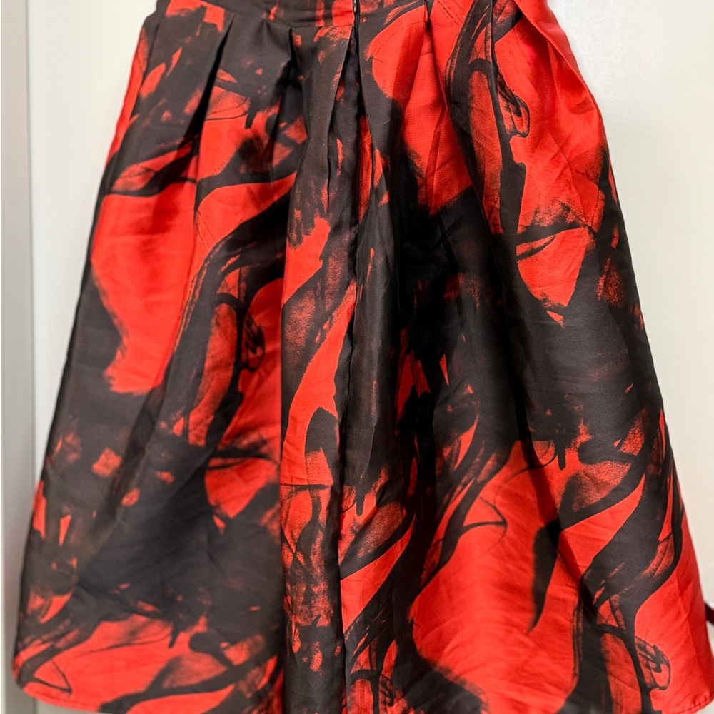 Full Red and Black Women's Skirt Sz‎ Med - Picture 4 of 14